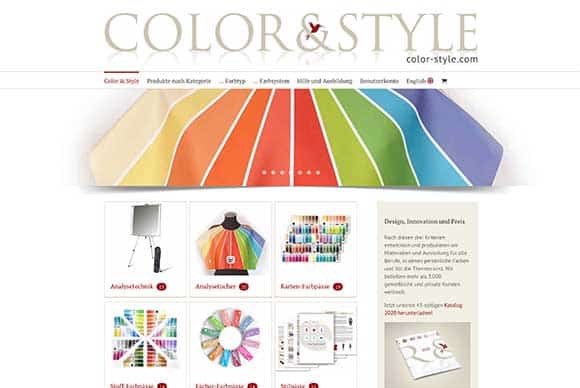 Professionelles Material Farb- und Stilberatung color style