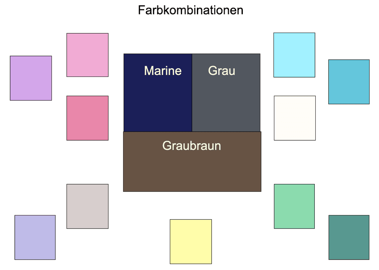 Sommertyp Farbkombination 1